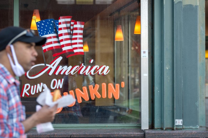 A Dunkin' Donuts store in Coney Island.