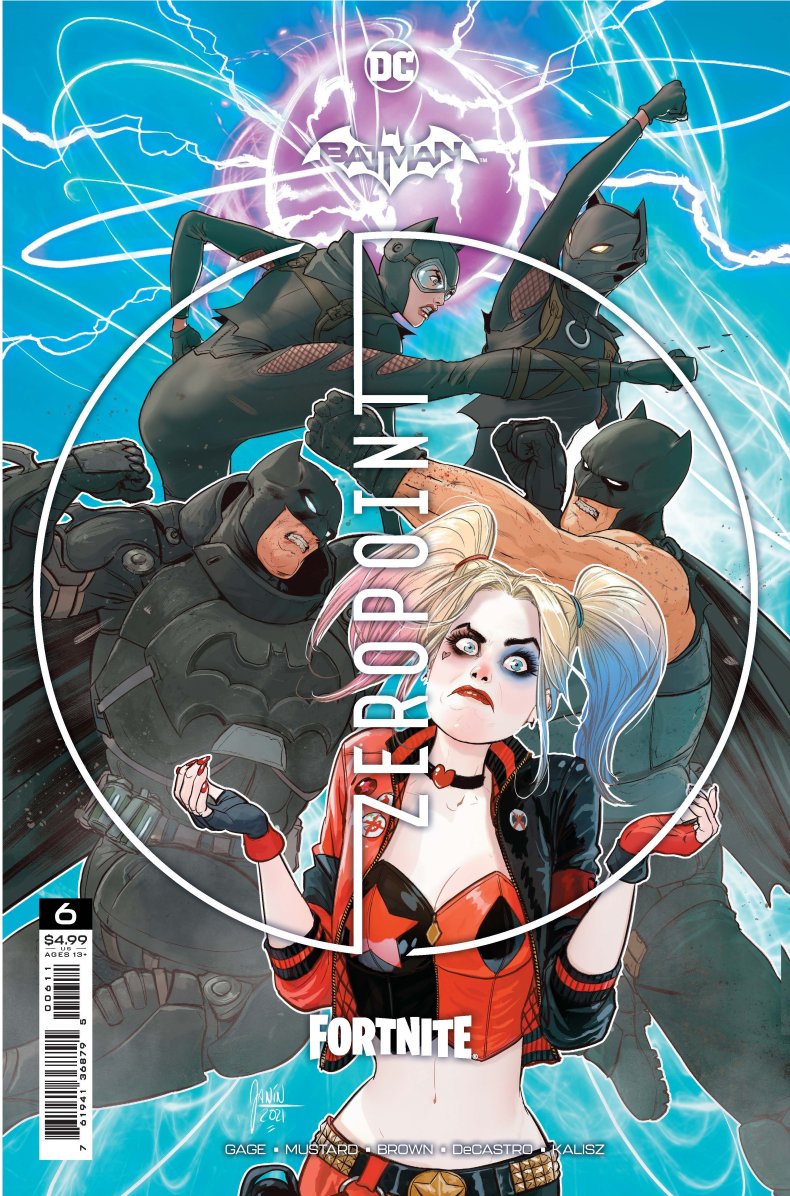 The Front Cover for Batman/Fortnite Issue 6