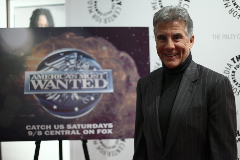 John Walsh at America's Most Wanted event