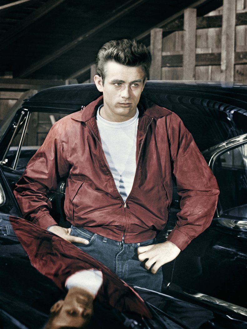 James Dean in Rebel Without A Cause