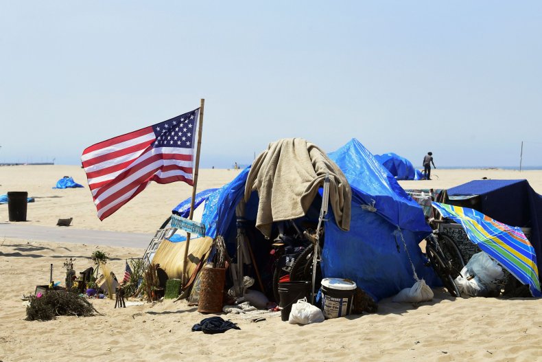 The U.S. national flag hoisted