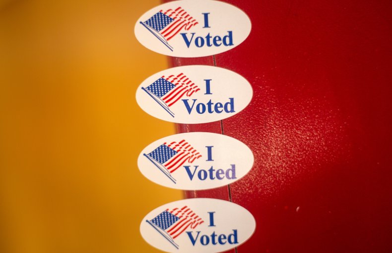 "I voted" stickers