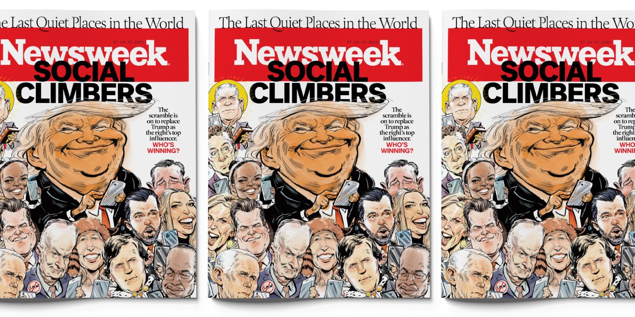 Newsweek Magazine Social Climbers Banner