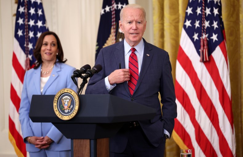 Biden Delivers Remarks with Kamala Harris