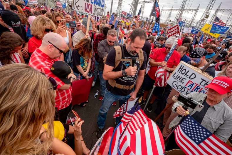 Trump supporters pray