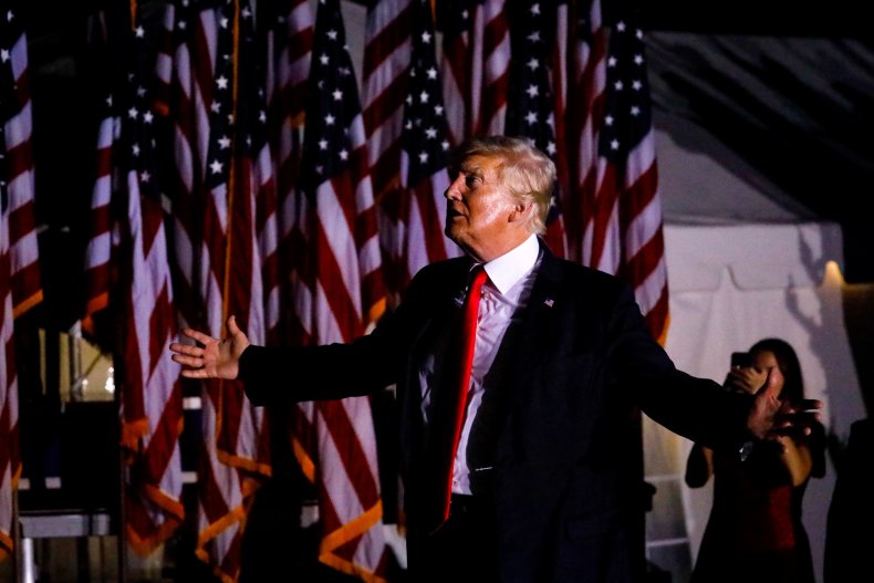 Donald Trump at rally