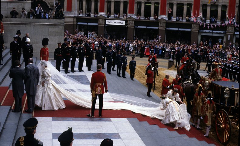 Princess Diana's Wedding Train