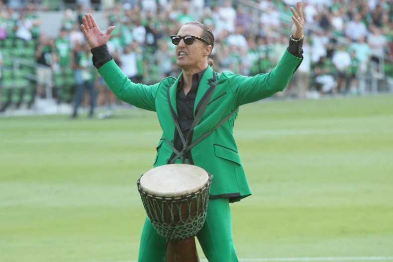 Texas native Matthew McConaughey