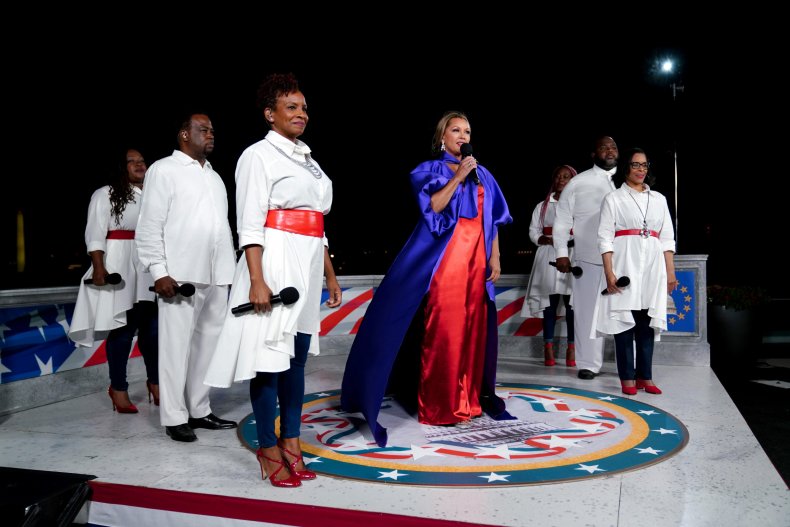 Vanessa Williams in Washington, D.C. on PBS.