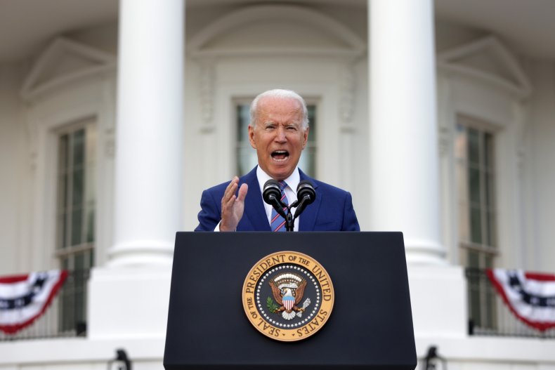 president biden at white house on July4