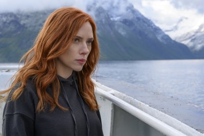 Scarlett Johansson on a boat Scarlett Johansson on a boat