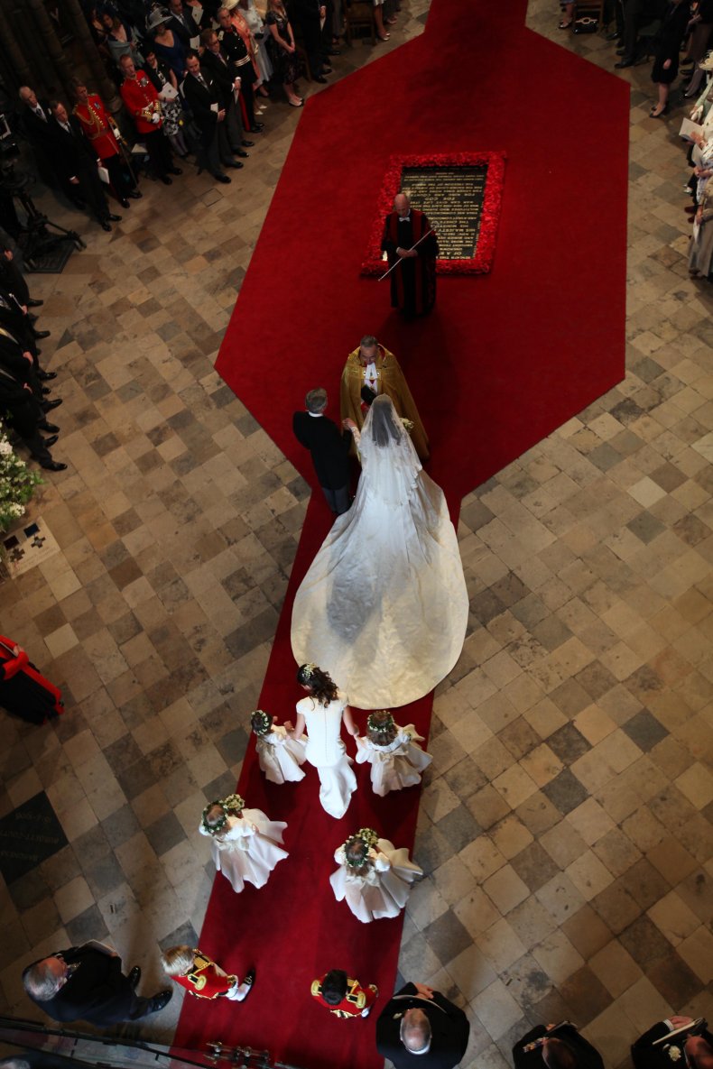 Kate Middleton's Wedding Train