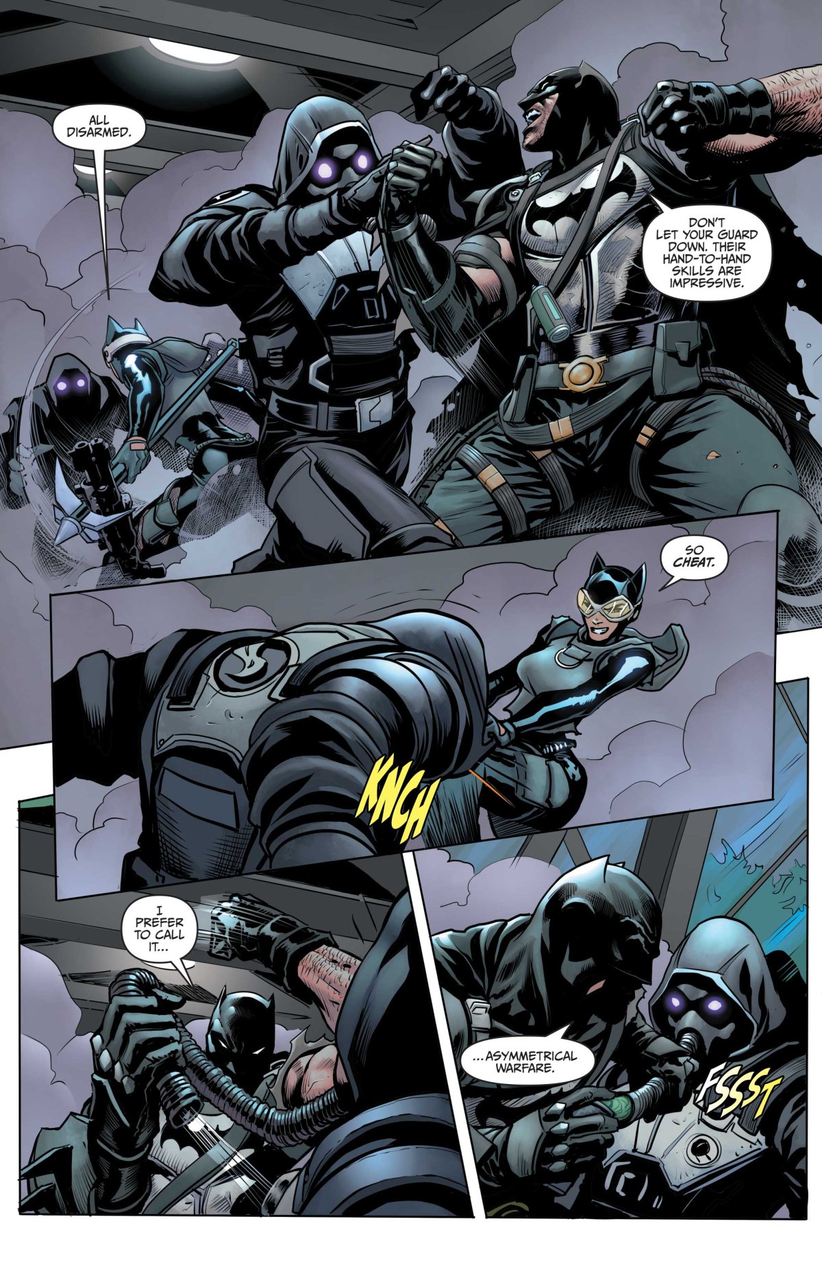 Batman Unmasks an IO Guard