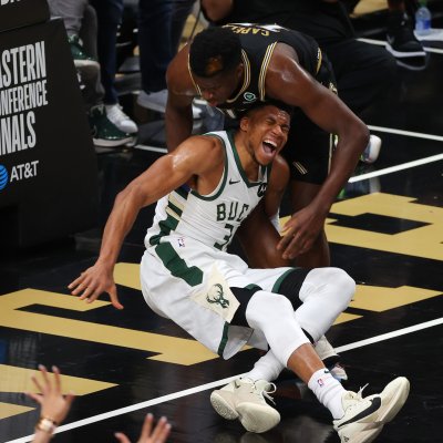 Giannis Antetokounmpo of the Milwaukee Bucks Giannis Antetokounmpo of the Milwaukee Bucks
