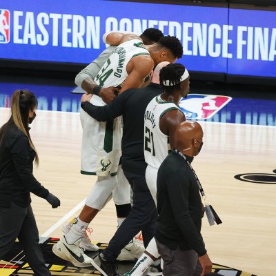 Giannis Antetokounmpo of the Milwaukee Bucks Giannis Antetokounmpo of the Milwaukee Bucks