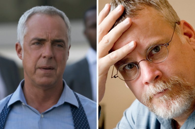 Titus Welliver and Michael Connelly