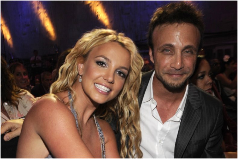 Britney Spears and Larry Rudolph