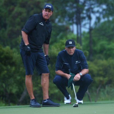 Tom Brady and Phil Mickelson Tom Brady and Phil Mickelson
