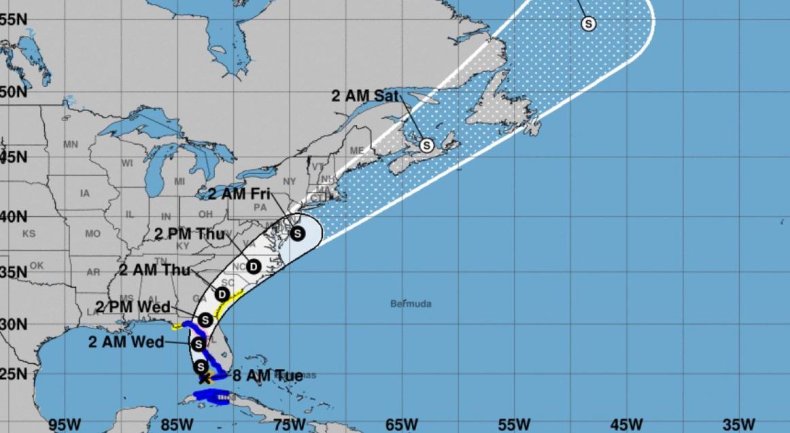 Tampa International Airport weather map
