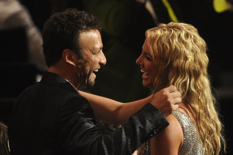 Britney Spears and talent manager Larry Rudolph