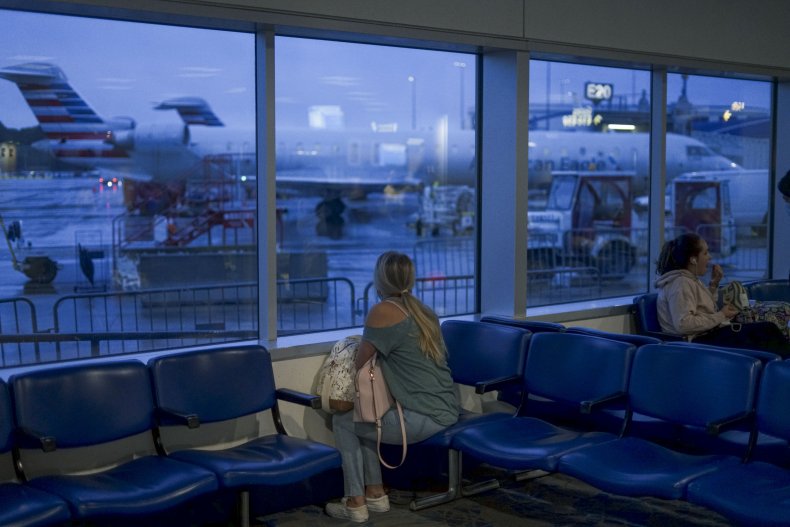 Passenger Waiting at Airport