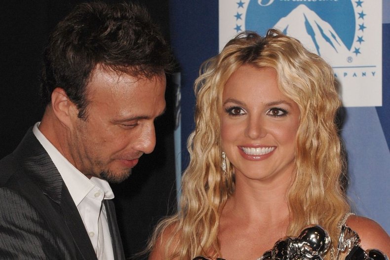 Britney Spears and Larry Rudolph