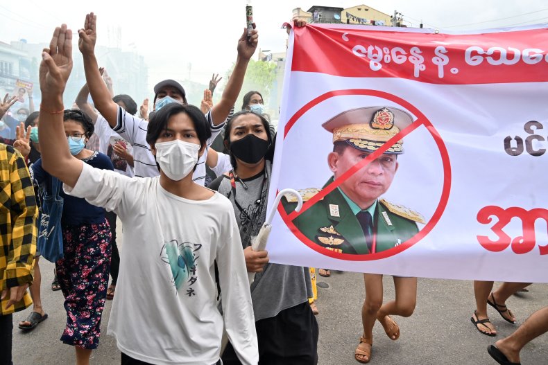 Citizen Protests in Myanmar