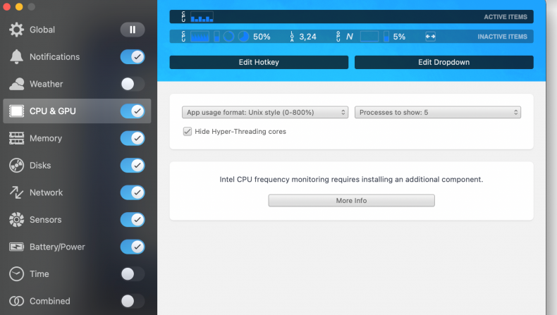 iStat Menus