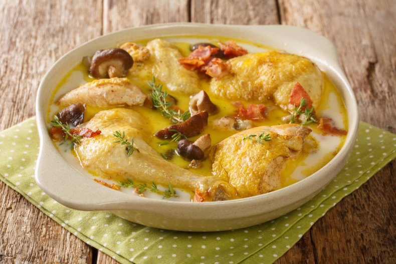 White Wine Coq Au Vin