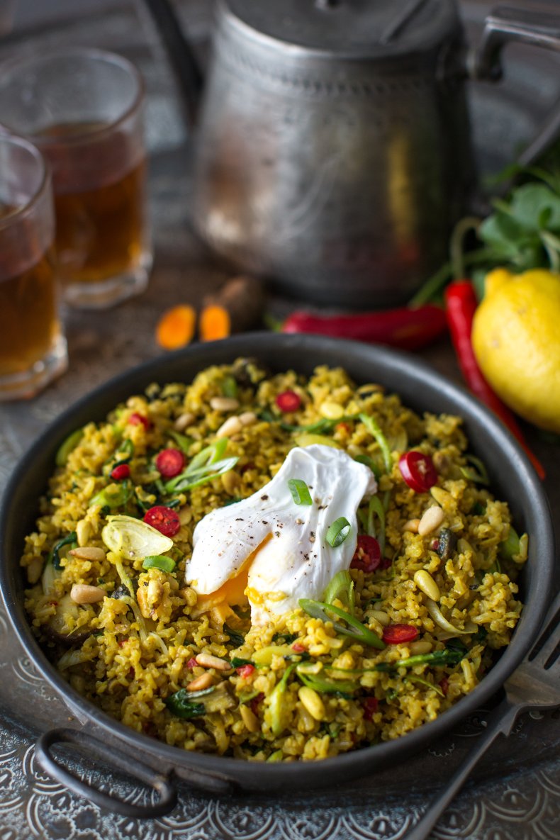 Brown Rice Pilaf with Mushrooms