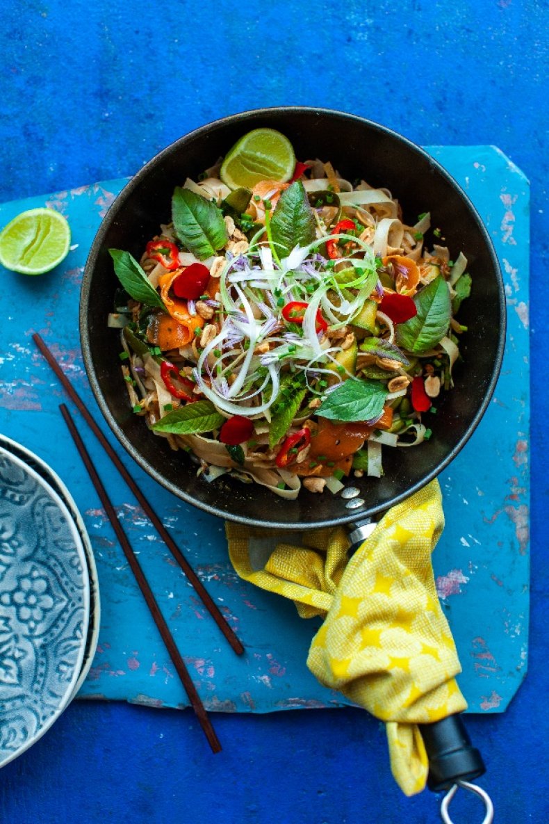 Vegan Noodle Bowl With Edamame