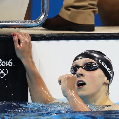 Katie Ledecky at the 2016 Rio Olympics Katie Ledecky at the 2016 Rio Olympics