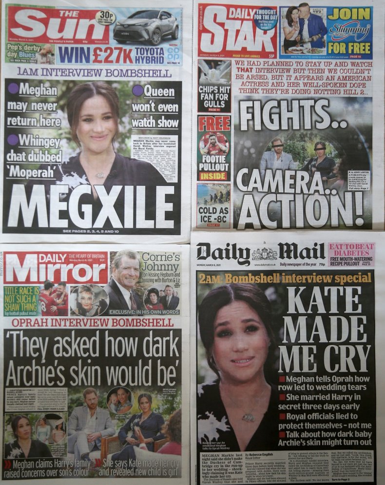 Harry and Meghan Oprah Interview Coverage