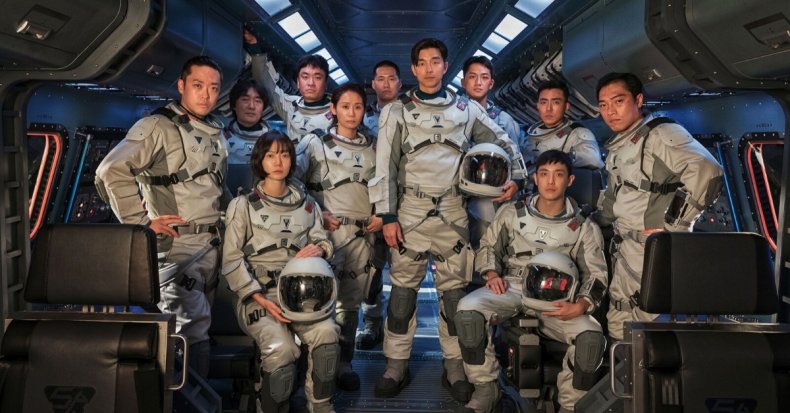 Characters from the K-drama series "Silent Sea."