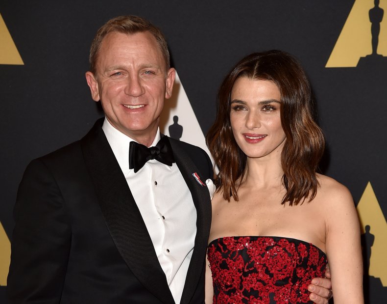 Daniel Craig and Rachel Weisz at Oscars