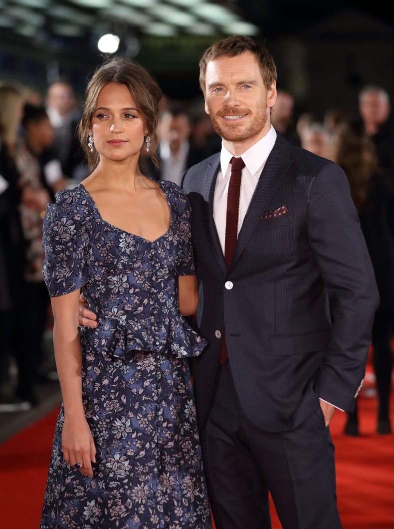 Alicia Vikander and Michael Fassbender