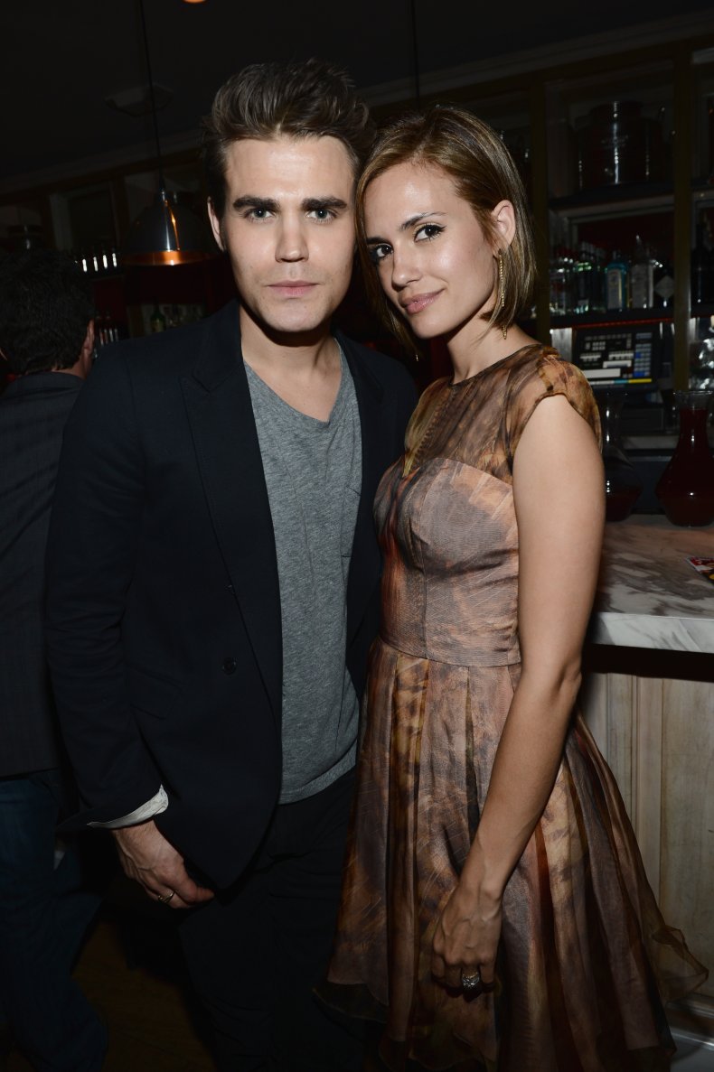 Paul Wesley and Torrey DeVitto 