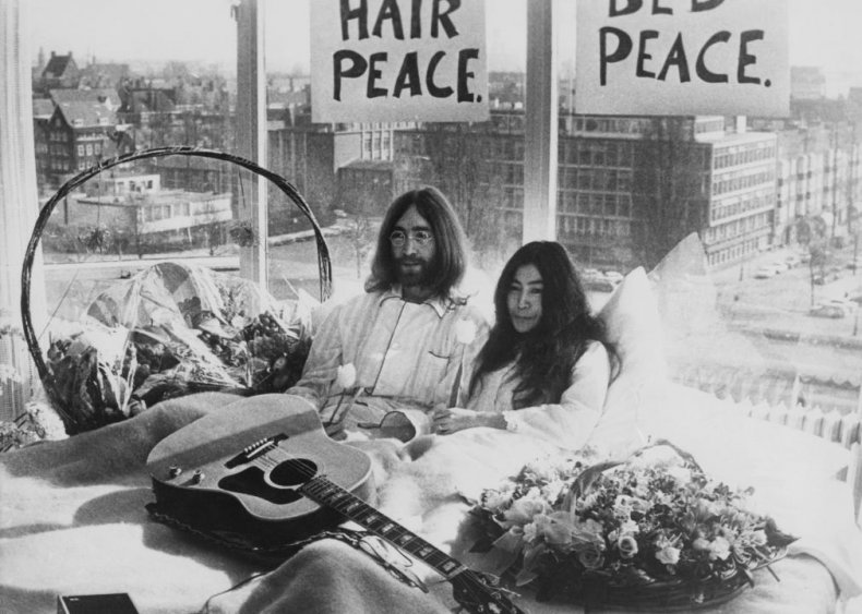 John Lennon and Yoko Ono