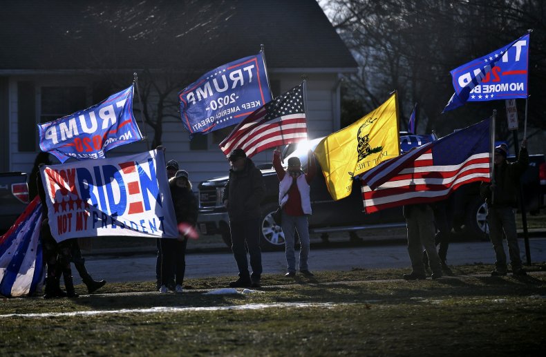 Trump Supporters Rally in Pennsylvania