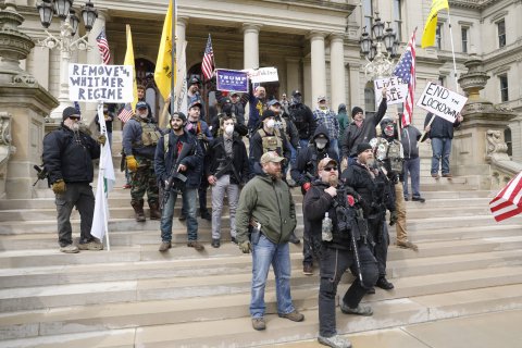 Whitmer protest