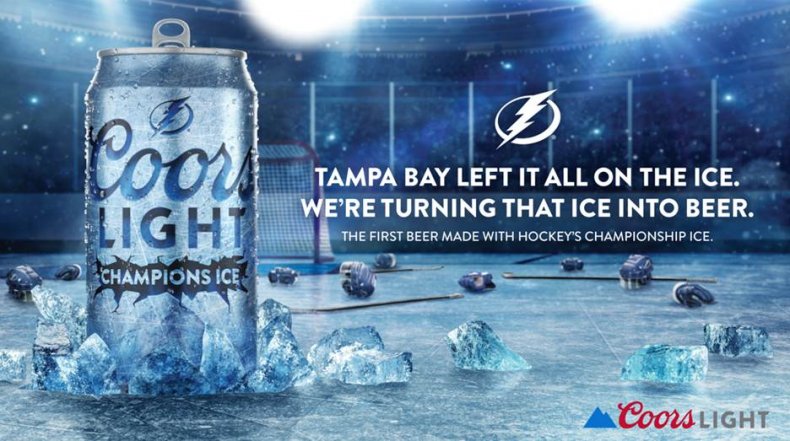 Tampa Bay Lightning Coors Light