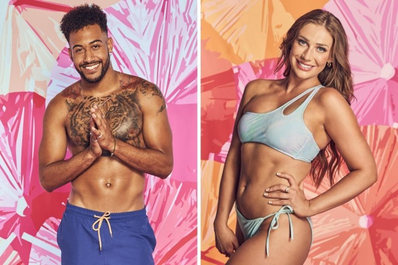Javonny and Olivia from Love Island 2021