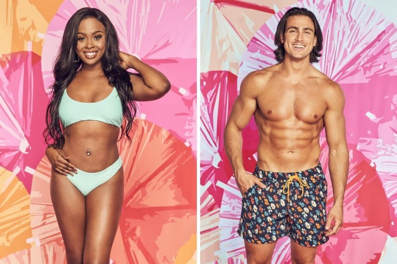 Trina and Jeremy in Love Island 2021