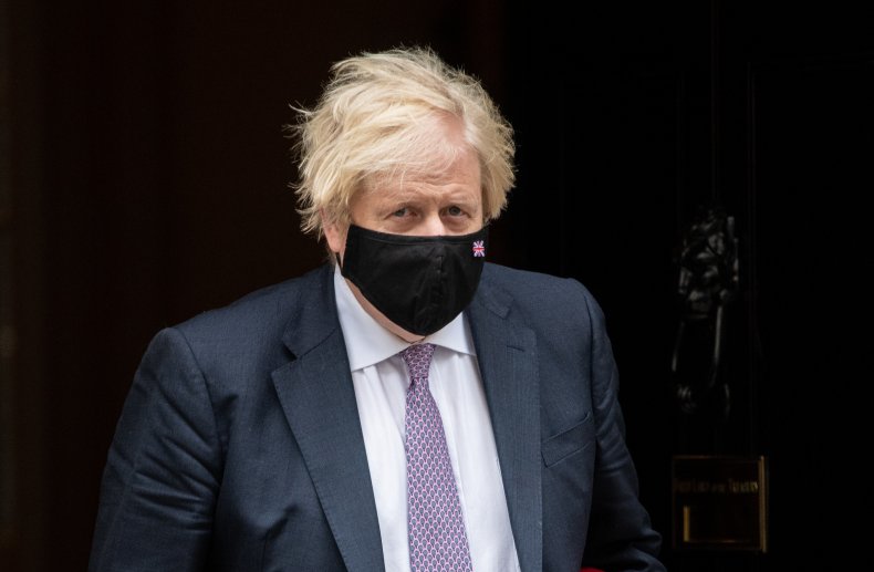 U.K. PM Boris Johnson Exits Downing Street