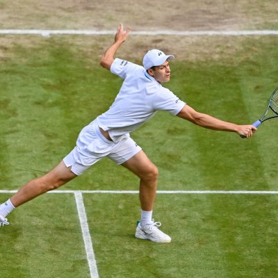 Hubert Hurkacz at Wimbledon