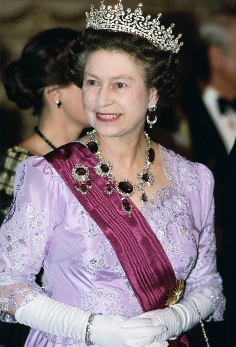 Queen Elizabeth II's Crown Amethyst Jewels