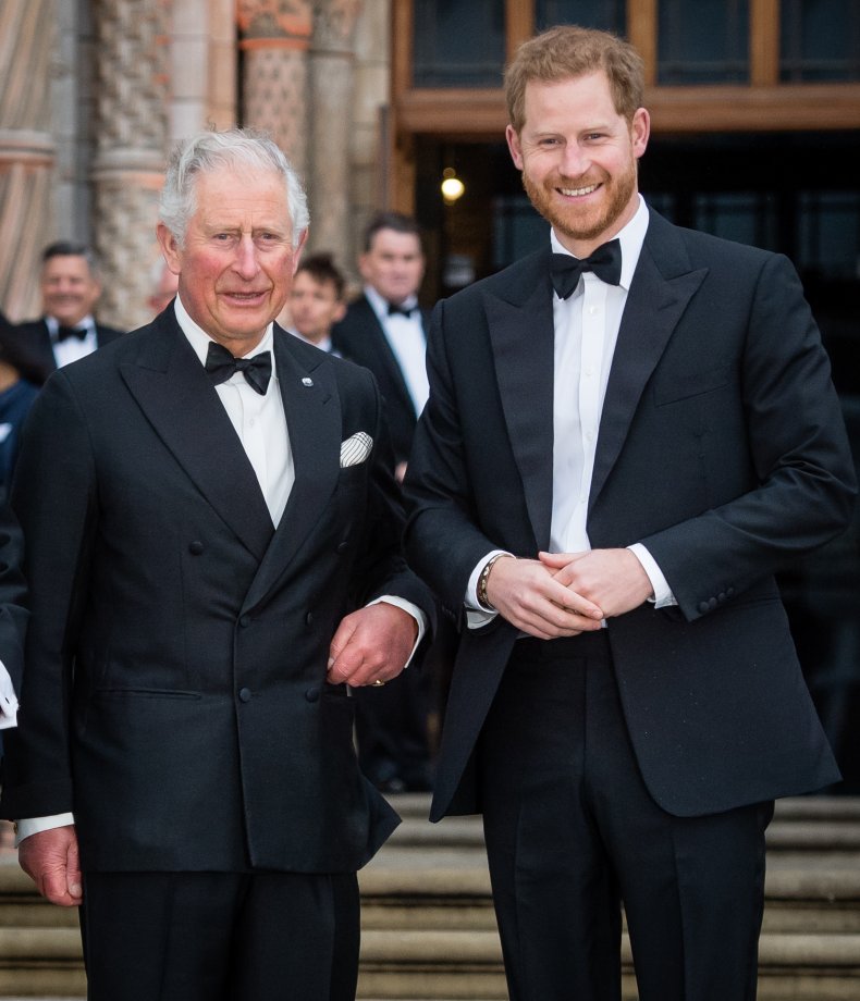 Prince Harry and Prince Charles