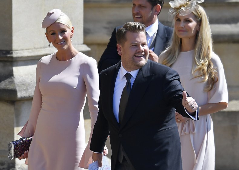 James Corden at Harry and Meghan's Wedding