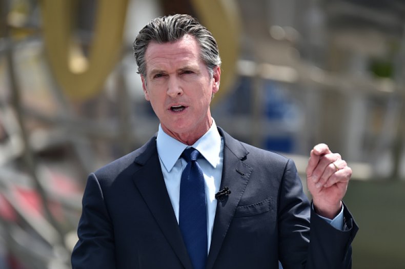 Gavin Newsom Water Usage Drought California