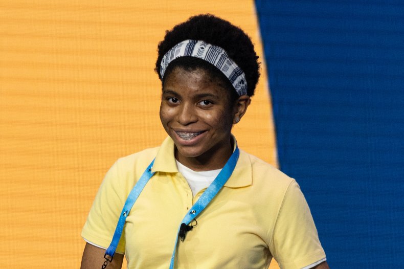 Zaila Avant-garde at 2021 National Spelling Bee.